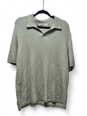 Hollister Ribbed Knit Polo Shirt (Short Sleeve)